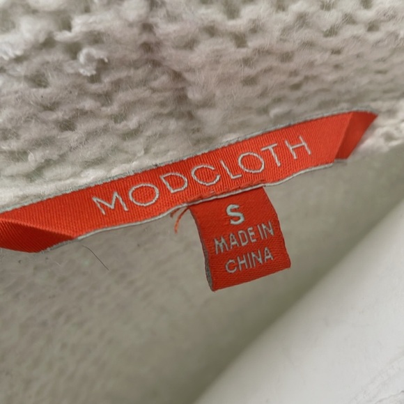 ModCloth chunky stripe cardigan with pockets size small - Picture 7 of 10